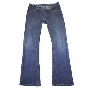 Levis 542 Tilted Flare Jeans Womens 10 Medium Blue Denim Mid Rise